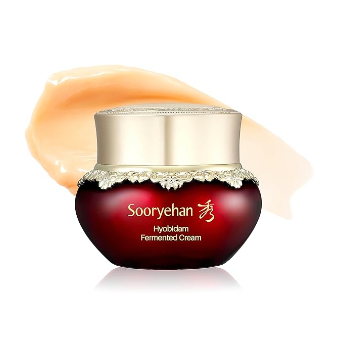 Sooryehan Hyobidam Face Moisturizer for Women. Korean Skin Care (Cream, 1.7fl oz) - Korean Facial Care. Wrinkle Cream for Women, Night Cream for Face with Wild Ginseng & Snow Fungus.-FemmiqueWomen