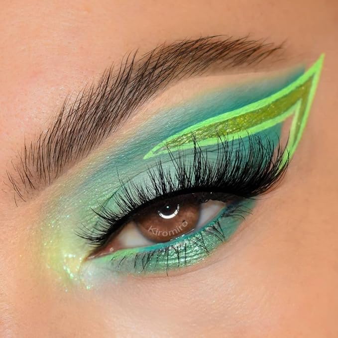 Fox Eye Lashes Wispy False Eyelashes Natural Look Clear Band Lashes 20mm 3D Mink Lash Cat Eye Spiky Strip Eyelashes Pack by Kiromiro-FemmiqueWomen