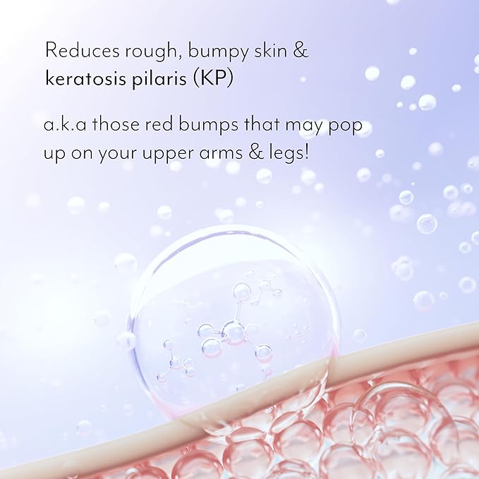 Bliss Body Butter Texture Takedown Skin Smoothing Lotion - Keratosis Pilaris KP - 6.7 Fl Oz - For Rough, Bumpy Skin - 10% AHA + Squalane + Shea Butter - Clean - Vegan & Cruelty-Free-FemmiqueWomen