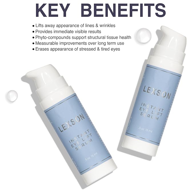 Instant Eye Lift Serum - Provides Immediate Visible Results, Lifts Away Appearance of Lines & Wrinkles. Dark Circles Under Eye Treatment, Eye Cream for Dark Circles and Puffiness-FemmiqueWomen