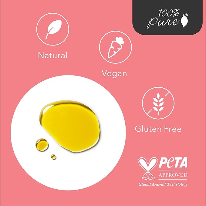 100% PURE Organic Rosehip Oil Moisturizer For Face, Body, Hair Hydrating Vitamins & Omega Fatty Acids Support Glowing, Plumped Up Youthful Skin - Natural Cold-Pressed Facial Radiance - Vegan - 1oz-FemmiqueWomen