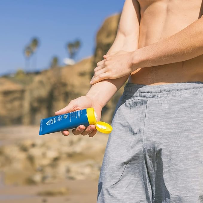 Oars + Alps Sunscreen Body Lotion for Everday Use, SPF 35 Body & Face Sunscreen Lotion, Infused with Aloe Leaf & Vitamin E, No White Residue, Water & Sweat Resistant, All Skin Types, Lightweight, 6oz-FemmiqueWomen