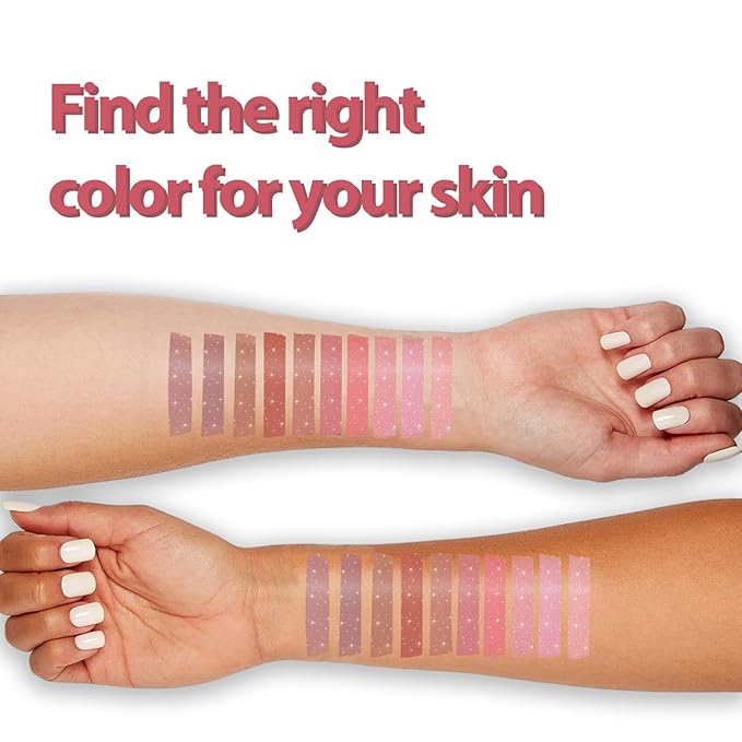 10 Pack Tinted Lip Balm With Glitter Powder Stocking Stuffers Tinted Chapstick - Moisturizing Lip Balm with Shimmer - Lipstick Set - Assorted Colors and Favors-FemmiqueWomen