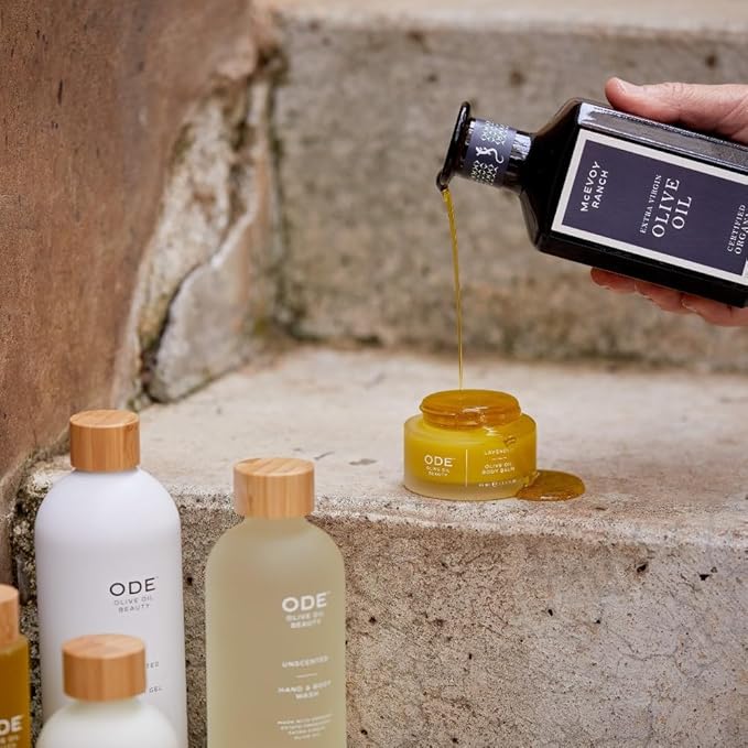 McEvoy Ranch Whipped Body Butter | ODE Olive Oil Beauty | 5.8 FL OZ | Crafted with Organic EVOO, Hyaluronic Acid, Organic Shea & Cocoa Butters | Nourishing, Brightening, Firming (Unscented)-FemmiqueWomen