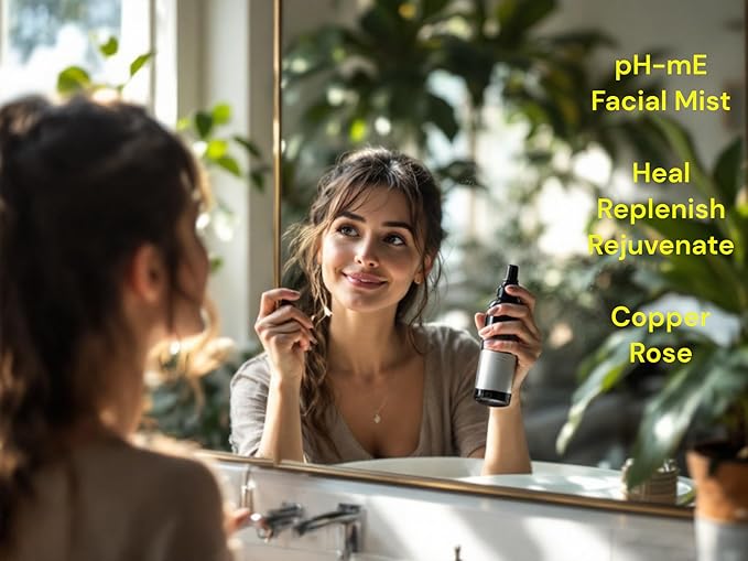 Hydrating Face Mist, Copper Rose, Pure, Natural, Organic Ingredients Helps your Skin Reduce Wrinkles, Fine Lines, Inflammation, Acne, for Clear Beautiful Skin (3.4oz)-FemmiqueWomen
