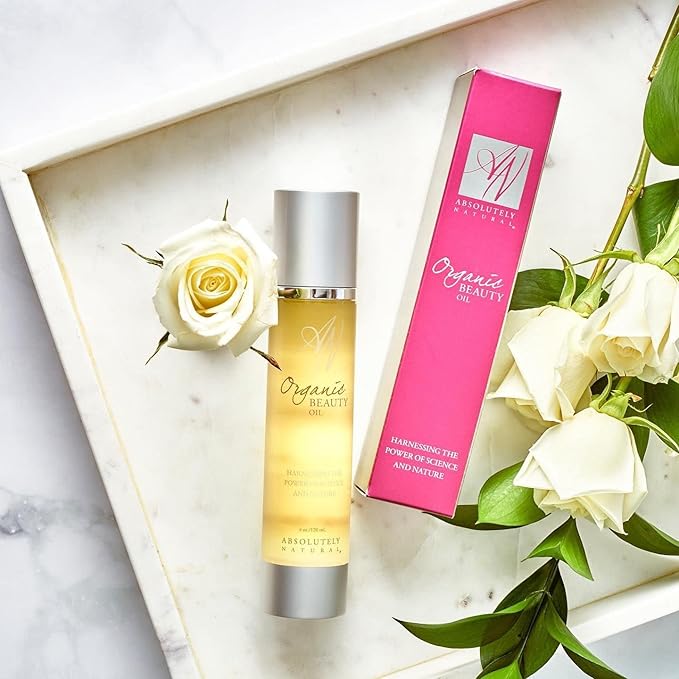 Organic Beauty Oil 4oz with Vitamin E, Olive and Rosehips Oils, Made in USA-FemmiqueWomen