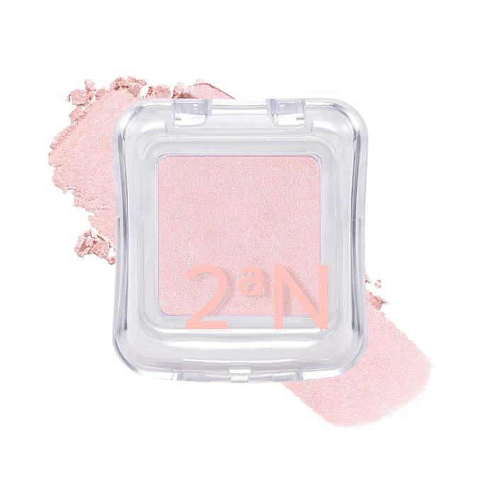2aN Pure Glash Highlighter – Glass-Like Sheen Powder Highlighter for a Natural, Radiant Glow | Buildable, Long-Lasting, Lightweight Formula (CLEAR, 0.8oz)-FemmiqueWomen