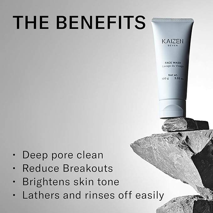 2-Step Set for Men | Made in Japan | Face Wash 100ML and Light Moisturizer 120ML-FemmiqueWomen