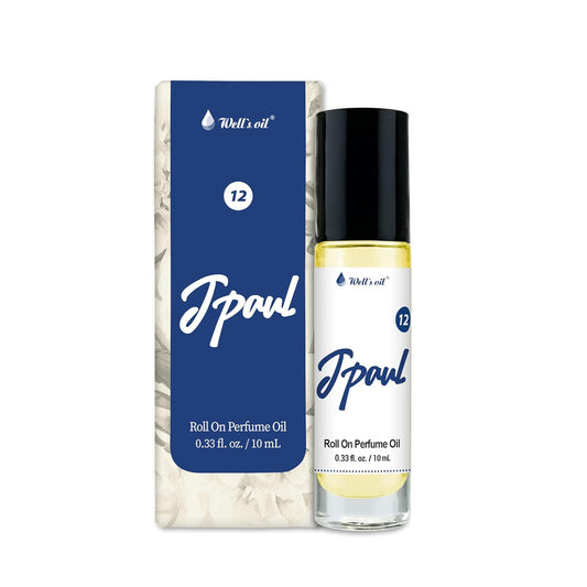 Well's Oil Roll-On Perfume Oil (J Paul) | Citrus & Woody Notes | Long-Lasting | Paraben-Free | 0.33 Fl Oz / 10 ml-FemmiqueWomen