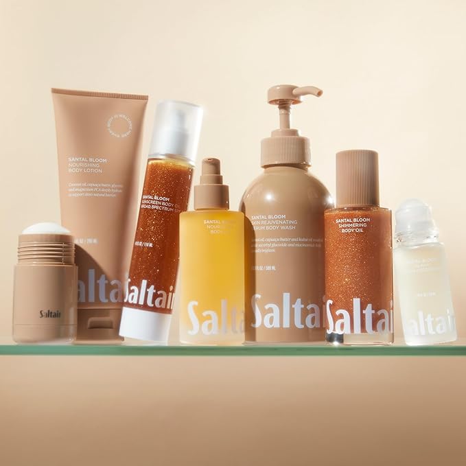 Saltair Body Lotion - 2 Pack Moisturizing Lotion For Dry Skin. Santal Bloom Scented Hydrating Body Cream with Nourishing Moisturizer Formula. Skin Care for Women and Men. 2x 10oz Tubes-FemmiqueWomen