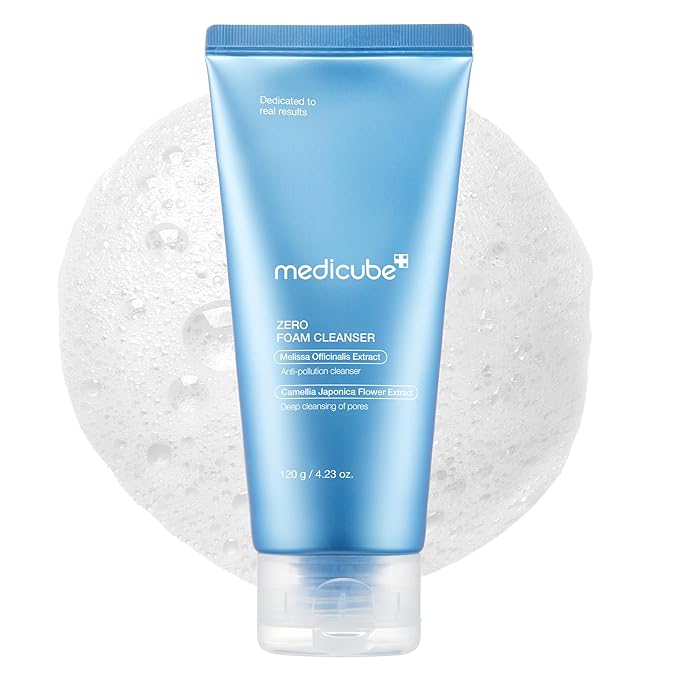 medicube Zero Foam Cleanser for Sensitive Skin - Sebum Control, Moisture Balance, and Pore Minimization | Korean Skincare-FemmiqueWomen