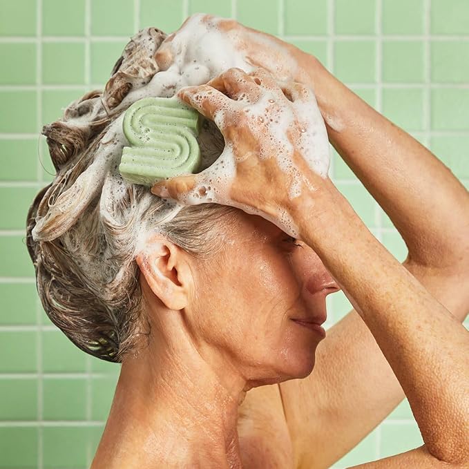 Kitsch Tea Tree & Mint Shampoo Bar - Anti Dandruff Shampoo for Itchy Scalp and All Hair Types - Natural Hair Shampoo Bar with Mint - Vegan Hair Care, Paraben & Sulfate Free, Made in USA - 3.2oz-FemmiqueWomen