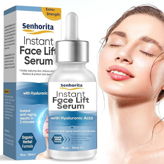 Instant Face Lift Serum, Temporary Skin Lifting & Tightening Serum, Effective Smooth Fine Lines, Wrinkles & Visibly Hide Loose Sagging Skin-FemmiqueWomen
