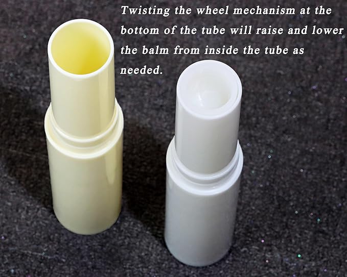0.14oz Empty Flavored Lip Balm Container Tubes Plastic Homemade Moisturizing Lip Stick with Caps Bulk Fit for Women Adult DIY Making Supplies, 25 Count (Multicolor)-FemmiqueWomen