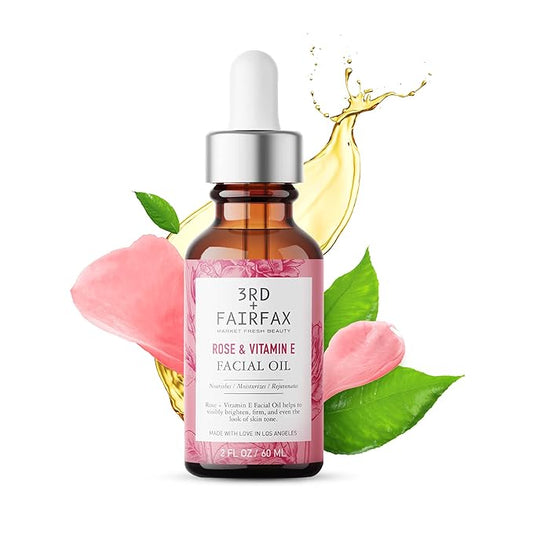 Rose & Vitamin E Facial Oil - 2oz-FemmiqueWomen