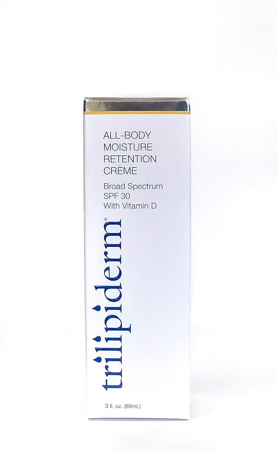 Trilipiderm All-Body Moisture Retention Crème Broad Spectrum SPF 30 with Vitamin D – 2-PACK of Travel-Size 3 Ounce Tubes – Plant-Based All-Day Hydration, Sunscreen for Body and Face-FemmiqueWomen