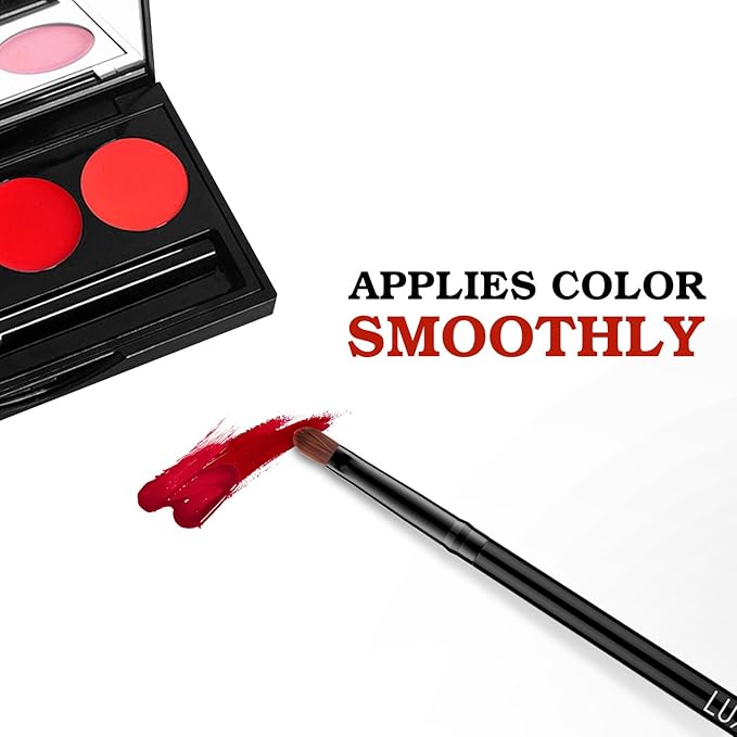 Luxspire Lip Brush Concealer Brushes 2 Pieces, Lipstick Gloss Brushes Applicators Eyeshadow Lip Liner Makeup Brush Cosmetics Make Up Tools, Small Make Up Brushes-FemmiqueWomen