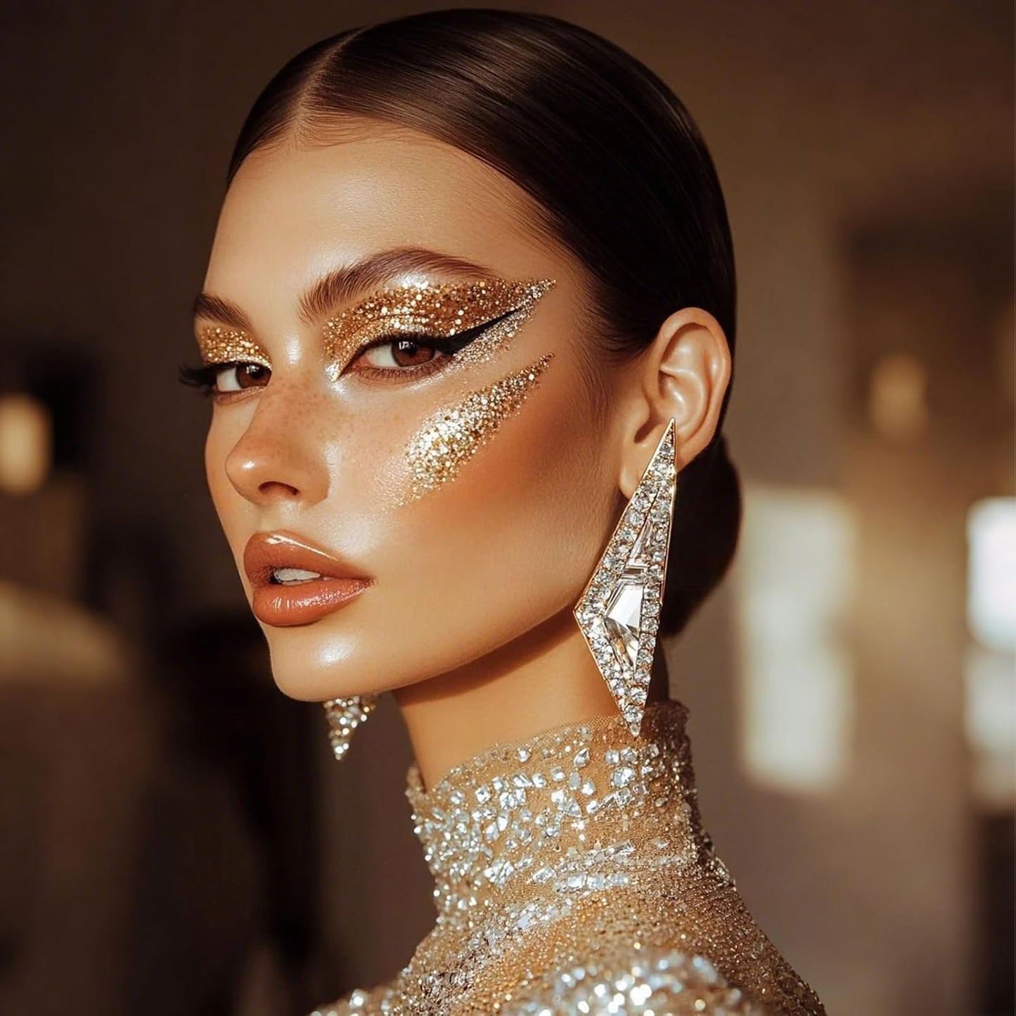 10 Colors Body Glitter,Face Glitter Makeup for Kids Women,Sparkly Chunky Hair Glitter for Eye Lip Hair Nails,Mardi Gras Glitter Makeup Face Paint,Singer Concerts Disco Rave Festival Accessories-FemmiqueWomen