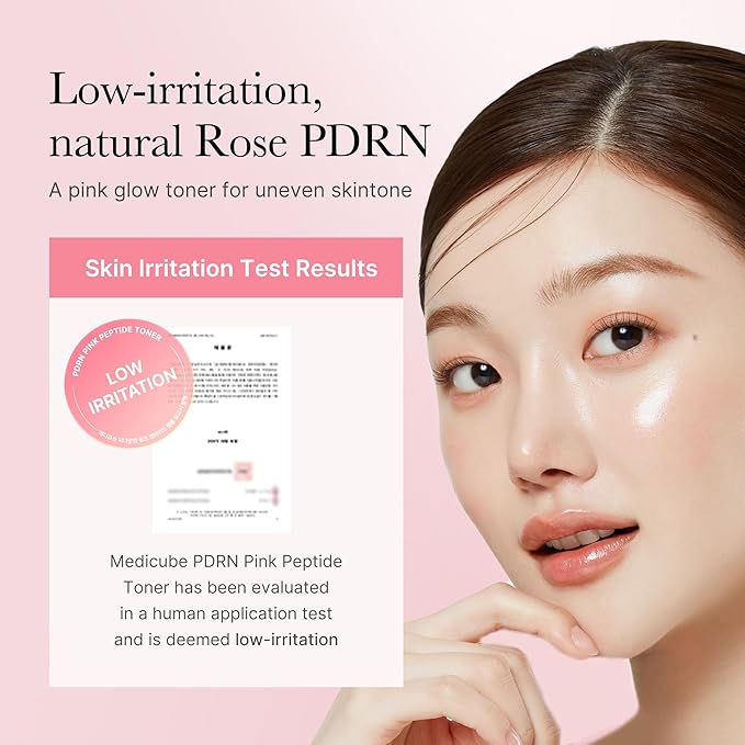 medicube PDRN Pink Peptide Toner I Pink Glow Toner for Skin Boosting, Soothing and Calming, Uneven Skin Tone, Rose PDRN & Peptide & Niacinamide, Korean Skin Care (250ml / 8.45 fl. oz.)-FemmiqueWomen