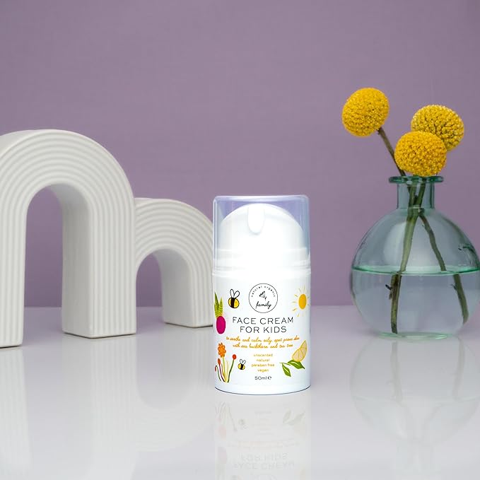 Award-Winning Kids Face Cream - Gentle & Calming Moisturizer with Natural Ingredients for Sensitive & All Skin Types - Fragrance-Free-FemmiqueWomen
