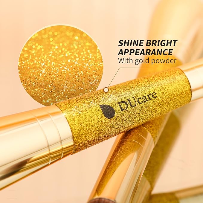 DUcare Powder Concealer Brush Foundation Makeup Brushes Double Ended Perfect for Rounded Taperd Liquid, Cream, Powder,Blending, Buffing-FemmiqueWomen