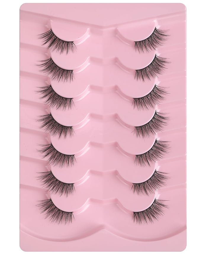 Half Lashes Natural Lashes Wispy Lashes Corner Lashes 3/4 False Eyelashes Natural Half Eyelashes W19-FemmiqueWomen