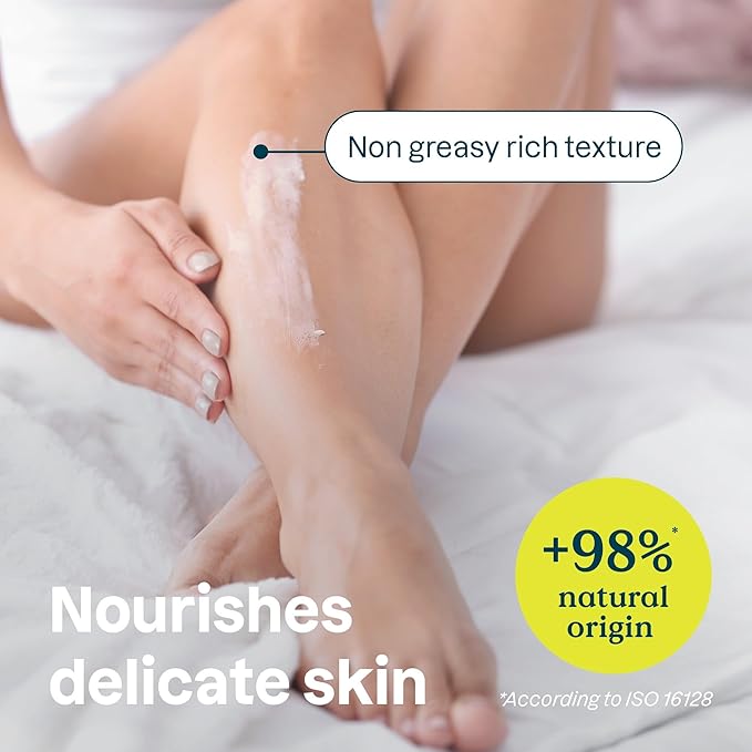 ATTITUDE Body Cream for Sensitive Skin with Oat, EWG Verified, Dermatologically Tested, Vegan, Chamomile, 8 Fl Oz-FemmiqueWomen