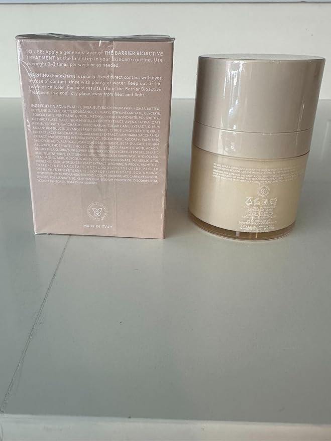 U Beauty BARRIER Bioactive Treatment - Night Cream Moisturizer for Face for Softer & Stronger Skin, Improves Rough, Dull Skin, Overnight Skin Barrier Cream with Urea, & Hyaluronic Acid - 1.7 fl oz-FemmiqueWomen