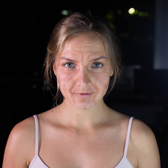 12-Color Flesh Tone Alcohol-Activated Palette, Tattoo Cover, Highly Pigmented Professional SFX Makeup for Film, Theatre, TV-FemmiqueWomen