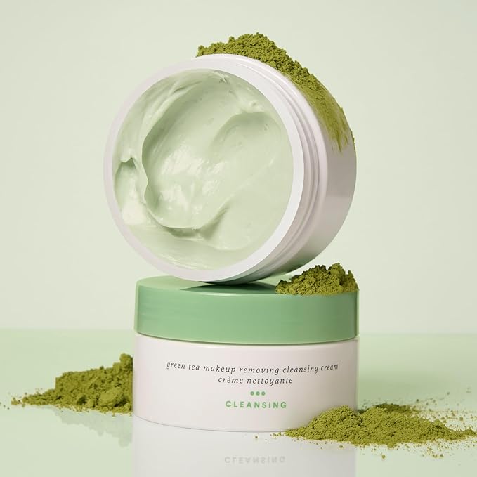 Julep Green Tea Makeup Removing Cleansing Balm – Gentle Cleanser With Green Tea Extract, Easily Removes Stubborn Makeup, Hydrating & Nourishing, Ideal for All Skin Types, 3.4 fl oz-FemmiqueWomen