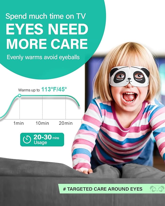 3D Steam Eye Masks for Dry Eyes, 20-Pack Warm Eye Mask, Relief Eye Fatigue & Dark Circle, Heat Sleep Eye Mask for Puffy Eyes, Disposable Eye Mask, Moist Hot Compress Eye Patch for Sleeping, Unscented-FemmiqueWomen