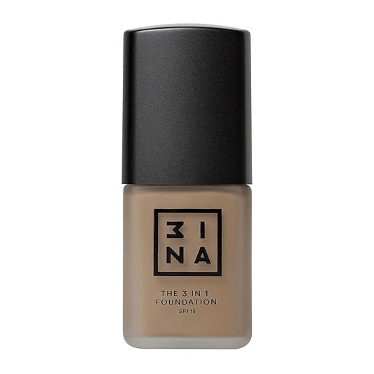 3INA The 3-In-1 Foundation 215 - Vegan Formula - Combination Of Primer, Concealer And Foundation - Medium Coverage - Natural Finish - Perfect For Covering Lines And Blemishes - Long Lasting - 1.01 Oz-FemmiqueWomen