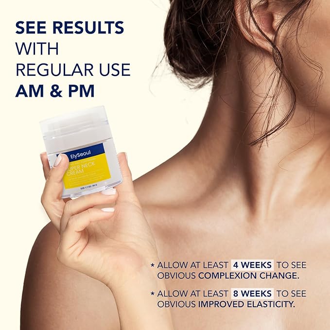 Korean Neck Cream for Firming & Tightening: Neck & Chest Anti-Aging Treatment for Crepey Sagging Skin & Wrinkles-FemmiqueWomen