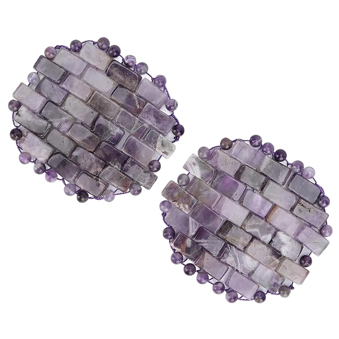 Jade Eye Mask, Amethyst Eye Pack Wrinkle Puff Elimination Dark Circles Fading Quartz Stone Eye Patch Jadestone Eye Massager Relieve Eye Fatigue-FemmiqueWomen