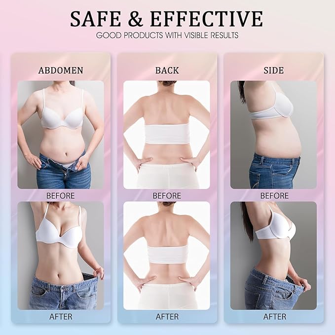 B Flat Belly Firming Cream - Moisturizing, Lifting, Firming for Stomach, Thighs and Butt, Body Lotion gift for Women and Men, 125 ML +5 ML-FemmiqueWomen