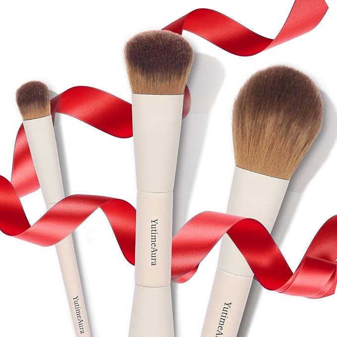 Makeup Brush Set 10pc, Dual-Ended Makeup Brushes For Bronzer, Contour, Eyeshadow, Blush, Concealer & Foundation Application-FemmiqueWomen