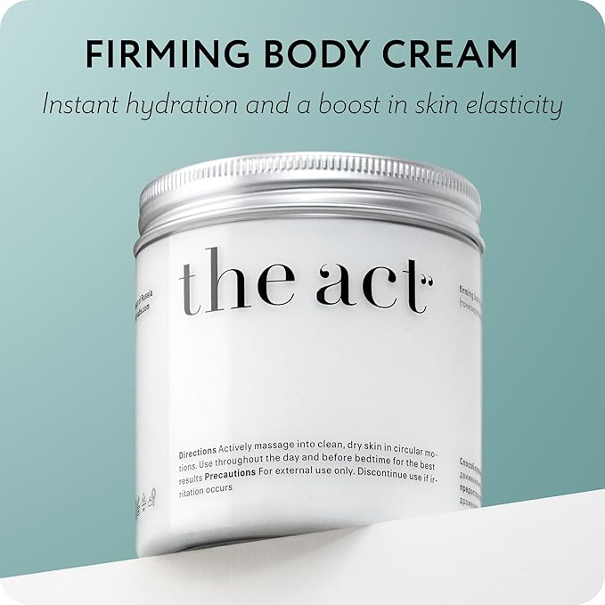 The Act Firming Body Cream – Hydrating Cream with Green Coffee & Lotus – Smooths and Nourishes Skin for a Spa-Like Experience for Men and Women, 8.5 fl oz-FemmiqueWomen