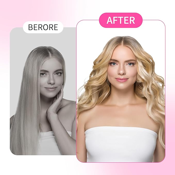 36 Pieces Foam Sponge Hair Rollers - Soft Sleeping Flexible Styling Curlers for Hair Styling (Pink)-FemmiqueWomen