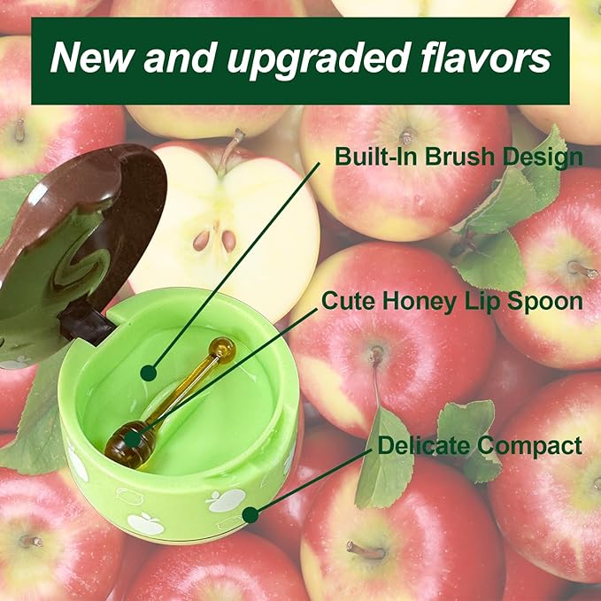 1PCS Bee Lip Balm Honey Pot, Moisturizing Lip Balm Overnight Lip Sleeping Mask Lip Scrubs Exfoliator, Hydrating Prevention Dry and Crack Lips, Lip Repair Nourishes the Lip Skin-FemmiqueWomen