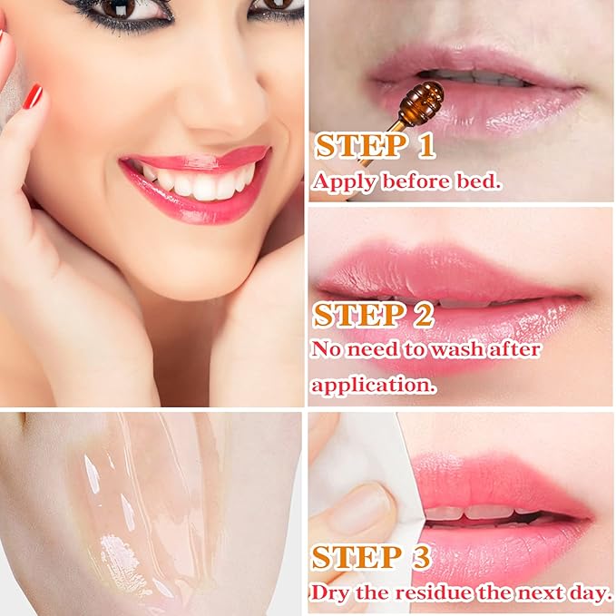 1PCS Bee Lip Balm Honey Pot,Honey Sleeping Lip Mask Bee Lip Balm with Applicator,Natural Moisturizing & Prevention Dry and Cracked Lip Scrubs Exfoliator-FemmiqueWomen