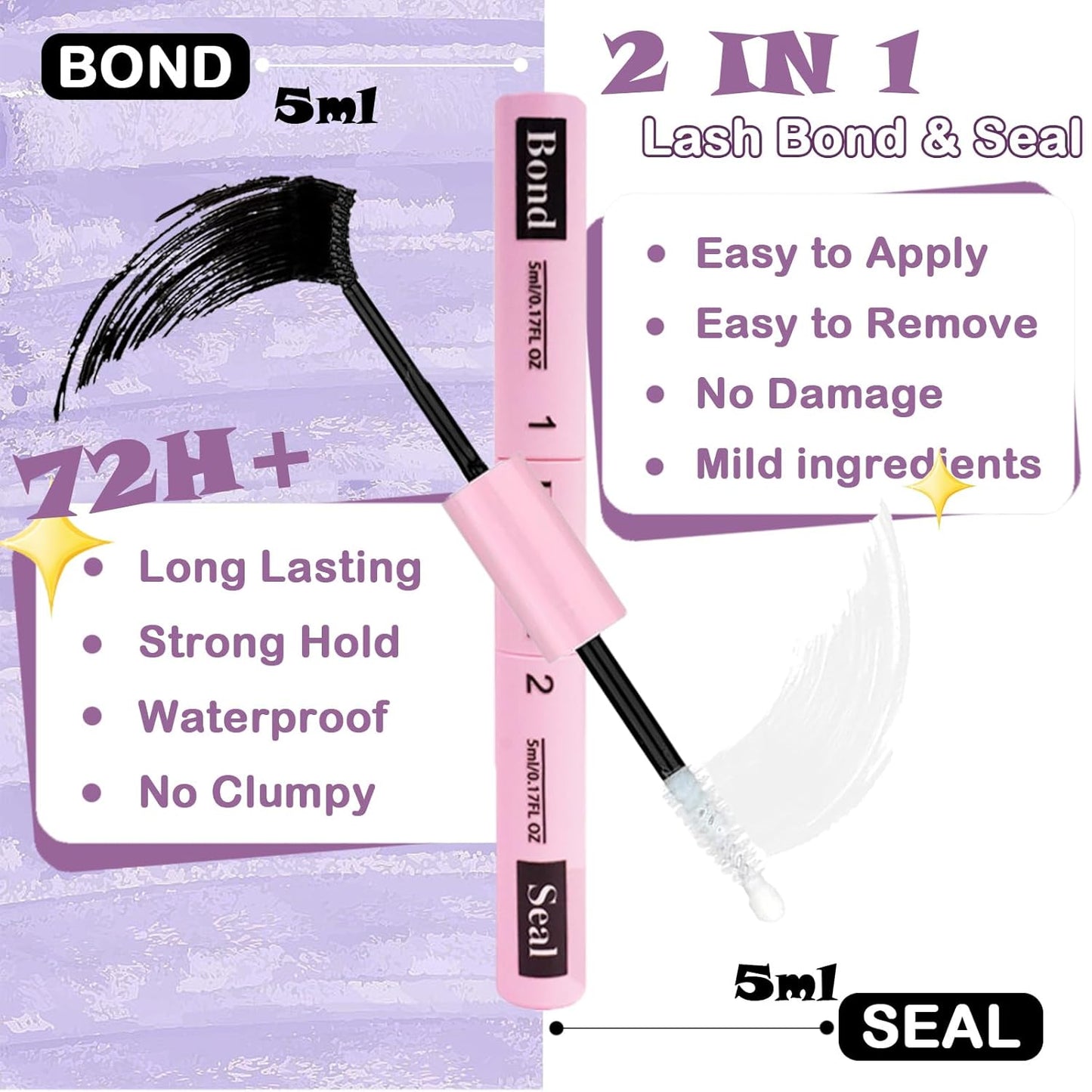 Lash Clusters Kit Fluffy 280Pcs Lash Clusters DIY Eyelash Extension Kit 30D+40D Individual Lashes Clusters Kit with Lash Bond and Seal, Lash Remover, Lash Tweezers(30D+40D, 9-16mm, Kit)-FemmiqueWomen