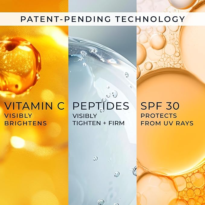 RoC Multi Correxion Revive + Glow Vitamin C Sunscreen Broad Spectrum SPF 30 Face Moisturizer (1.7 oz) with Retinol Eye Cream Packette-FemmiqueWomen