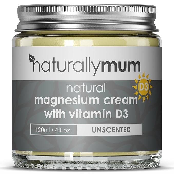 Magnesium Cream with Vitamin D3 [4 Fl Oz] - Magnesium Calm Cream and Vitamin D Lotion - Magnesium D3 Cream - Calming Cream Magnesium and Vitamin D - Turmeric & Arnica Cream - Unscented-FemmiqueWomen