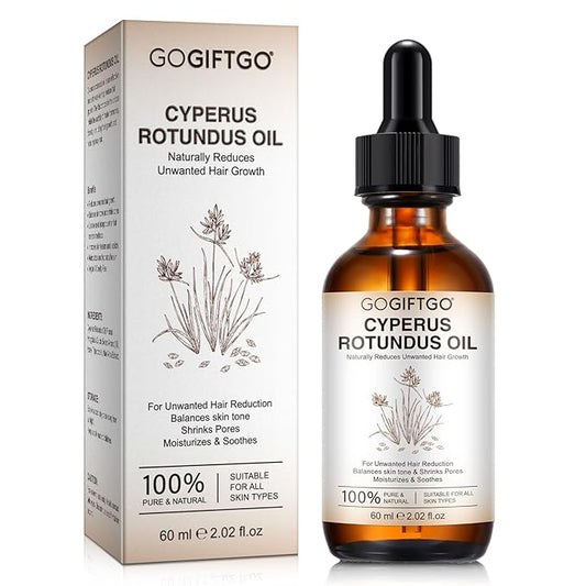 Cyperus Rotundus Oil,Cyperus Oil,Cyprus Rotundus Oil for Hair Removal,Cyperus Oil Natural, Soothing and gentle,Reducing Body Hair Growth,Smooth Skin & Hair Removal,60ml-FemmiqueWomen
