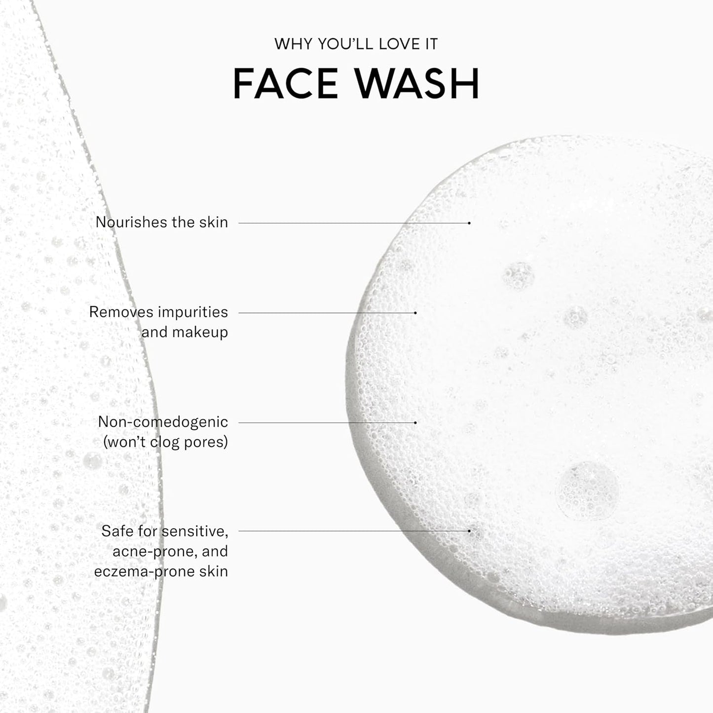 SEEN Face Wash, Fragrance Free -Non-Comedogenic & Non-Irritating Face Cleanser - Dermatologist-Developed - Safe for Sensitive, Eczema & Acne Prone Skin-FemmiqueWomen