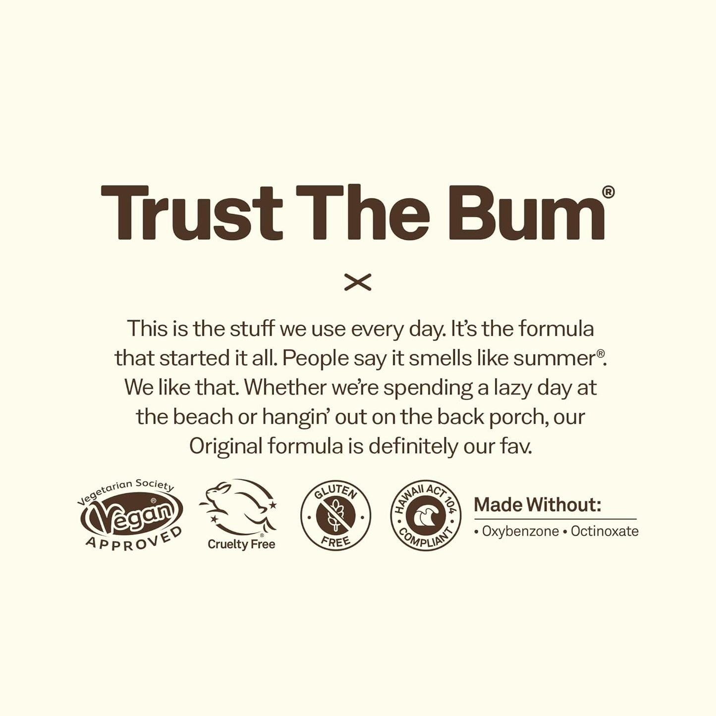 Sun Bum Original SPF 40 Face and Body Sunscreen Stick - Water resistant Broad Spectrum Facial Sunscreen - Hawaii 104 Act Compliant (Made Without Octinoxate & Oxybenzone) - Travel Size - 0.7 oz-FemmiqueWomen