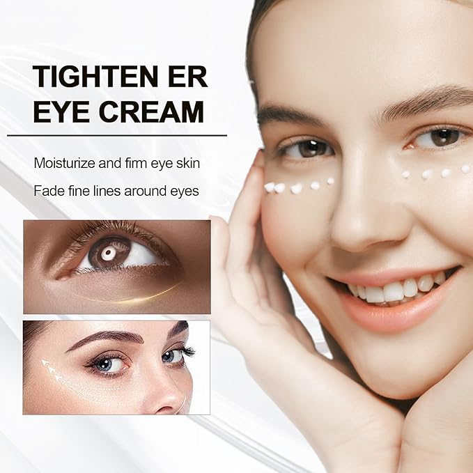 Instant Firm Eye Cream, Temporary Eye Tightener,Instant Firm Eye Tightening Cream for Firm Under Eye Firming, Reduce Fine Lines,2pcs-FemmiqueWomen
