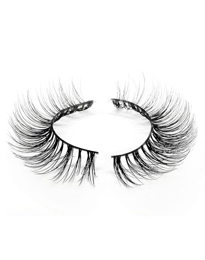 Eyelashes Natural Look Strip Lashes Wispy Natural Mink Lashes Volume Lash Fluffy Fake Eyelashes C Curl False Lashes Thick Eyelashes 7 Pairs-FemmiqueWomen