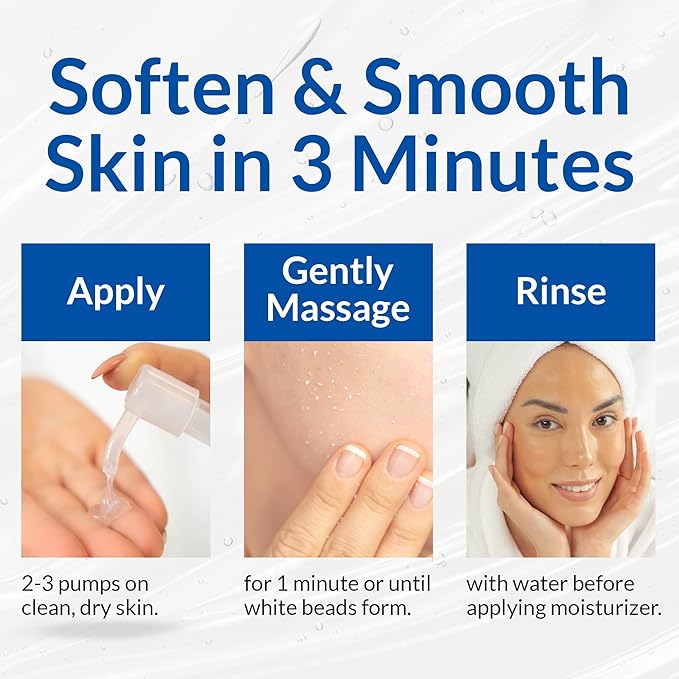 Cure by Toyo | Aqua Gel Gentle Exfoliator | Clear and Softer Skin | Non-Abrasive Face and Body Cleanser | Sensitive Skin | 3 Pack-FemmiqueWomen