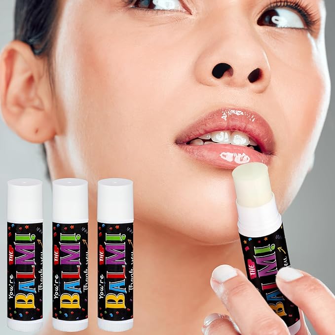 100 Pack Employee Appreciation Gifts Bulk Lip Balms Favors Bulk Small Thank You Gifts Team Appreciation Inspirational Gifts for Women Men Coworkers Staff Teachers Nurses-FemmiqueWomen